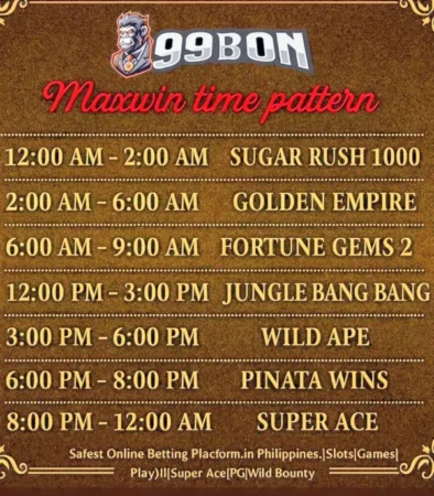 99BON Casino Philippines 2025 banner showcasing Playtime, Scatter slots, and secure 99BON login with vibrant gaming visuals and clock-themed design symbolizing 24/7 play.