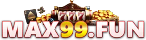 MAX99 official logo in gold and black for the 2025 gaming platform.