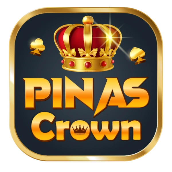 “PINASCROWN official 2025 logo featuring a clean gold crown design”