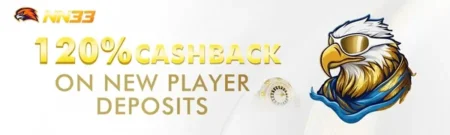 NN33 promotional banner highlighting login, register, GCash payouts, bonuses, and featured casino games for Filipino players