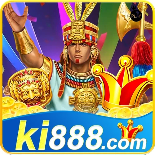 KI888 official 2025 logo in gold and blue design for Philippine players